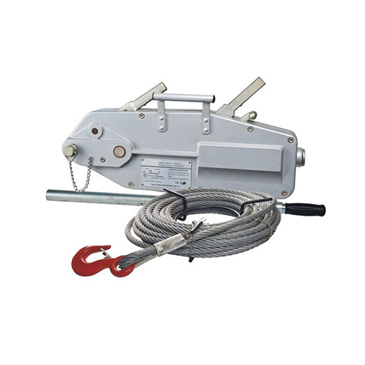 Aluminum alloy steel wire rope hand plate hoist